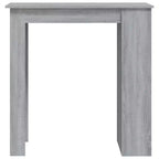 Bar Table with Storage Rack - Modern Design for Dining and Kitchen