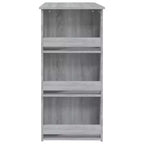Bar Table with Storage Rack - Modern Design for Dining and Kitchen