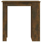 Bar Table with Storage Rack - Modern Design for Dining and Kitchen