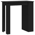 Bar Table with Storage Rack - Modern Design for Dining and Kitchen