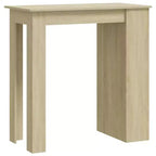 Bar Table with Storage Rack - Modern Design for Dining and Kitchen