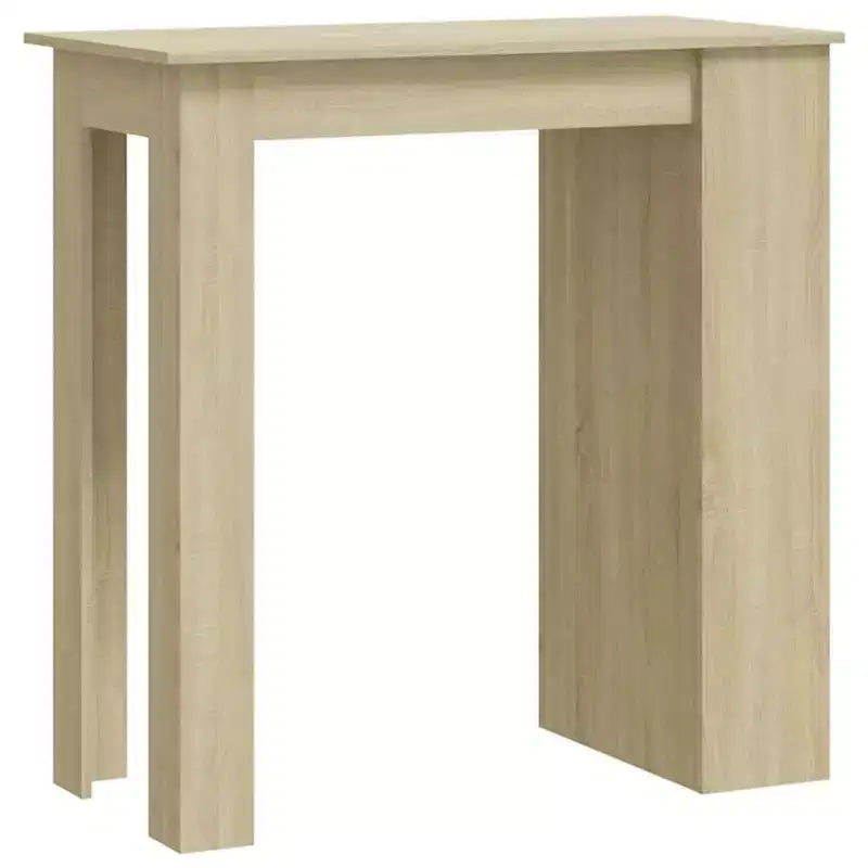 Bar Table with Storage Rack - Modern Design for Dining and Kitchen