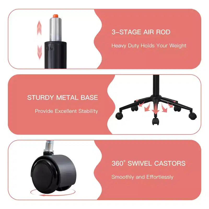Ergonomic Cross Legged Office Chair, 360 Swivel Meditation Chair, Adjustable Height Kneeling Desk Chairs, for Home