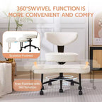 Ergonomic Cross Legged Office Chair, 360 Swivel Meditation Chair, Adjustable Height Kneeling Desk Chairs, for Home