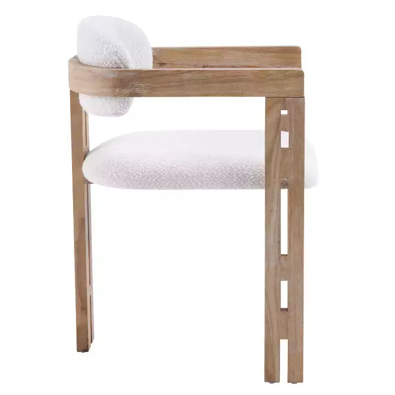 Christopher Knight Home Zane Modern Rubberwood Upholstered Dining Chairs with Louis Back (Set of 2)