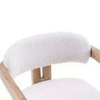 Christopher Knight Home Zane Modern Rubberwood Upholstered Dining Chairs with Louis Back (Set of 2)