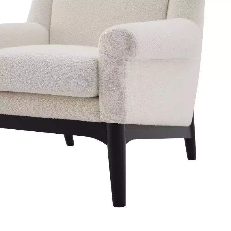 Polibi Flared-Arm Accent Chair