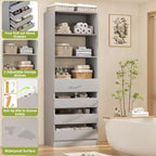 Besiost 80H Pantry Cabinet with Drawers