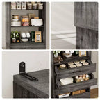 Besiost 80H Pantry Cabinet with Drawers