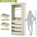 Besiost 80H Pantry Cabinet with Drawers