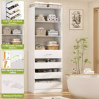Besiost 80H Pantry Cabinet with Drawers