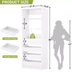 Besiost 80H Pantry Cabinet with Drawers