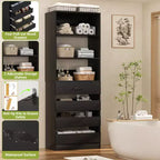 Besiost 80H Pantry Cabinet with Drawers