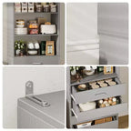 Besiost 80H Pantry Cabinet with Drawers