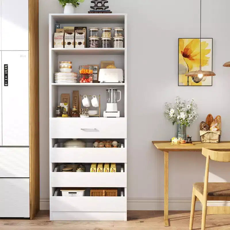 Besiost 80H Pantry Cabinet with Drawers
