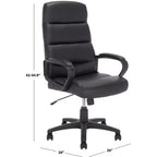 Victoria Adjustable Desk Chair - Black - SEI