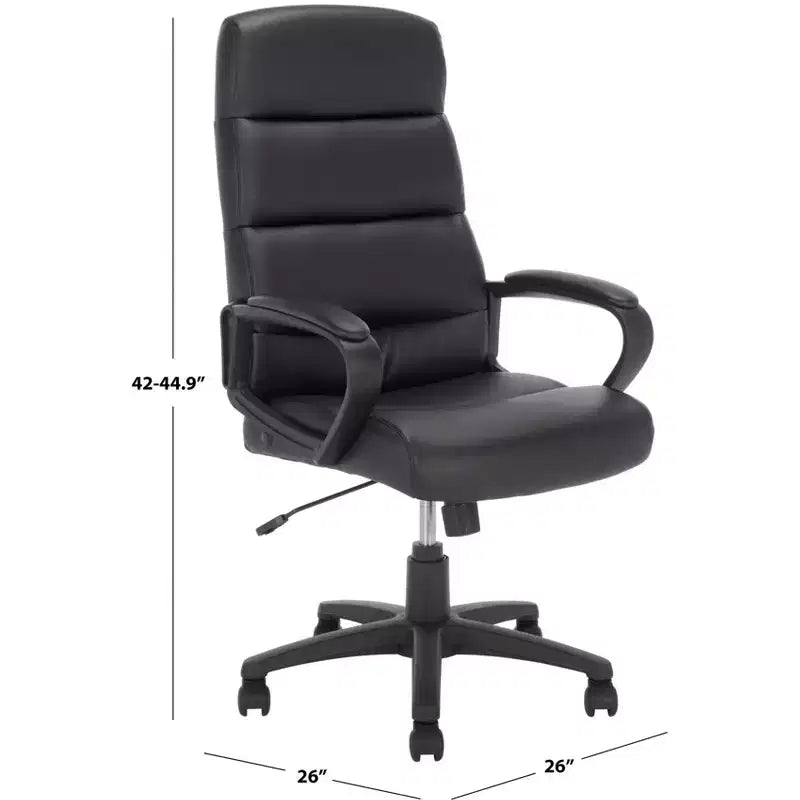 Victoria Adjustable Desk Chair - Black - SEI