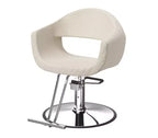 Karl Home Eye-catching Rhombus Stitch Pattern Extra Wide Seat Hair Stylist Salon Chair
