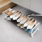 Yamazaki Home Two-Tier Rolling Shoe Rack (8 H) - Steel