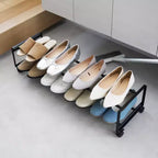 Yamazaki Home Two-Tier Rolling Shoe Rack (8 H) - Steel