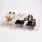 Yamazaki Home Two-Tier Rolling Shoe Rack (8 H) - Steel