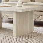 Roundhill Furniture Cavira Modern Faux Marble Living Room Coffee Table