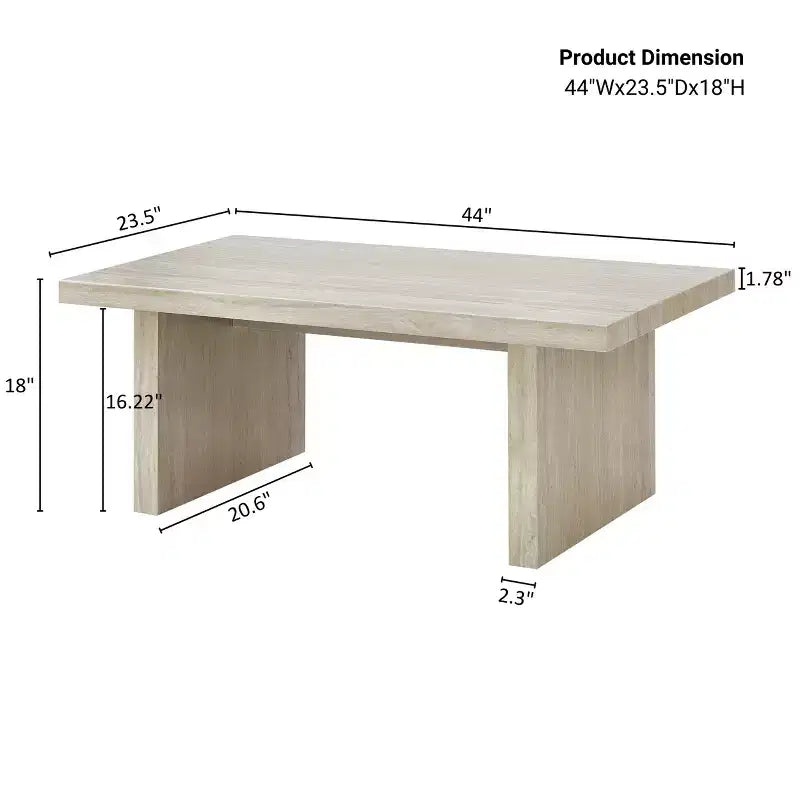Roundhill Furniture Cavira Modern Faux Marble Living Room Coffee Table