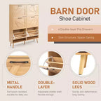 Karl Home Wooden 6 Flip Drawers Shoe Cabinet
