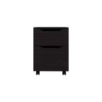 Ethan Open Shelves Sleek Modern Nightstand for Bedroom Living Room