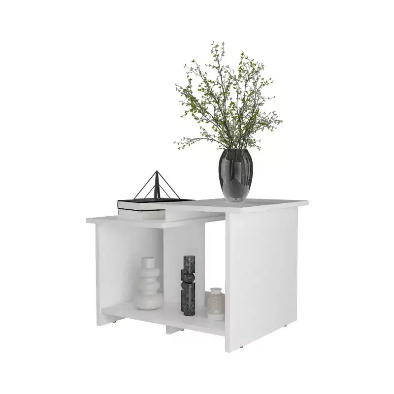 Fun little toys brand FM FURNITURE Naco Coffee Table with Open Storage, Melamine Finish