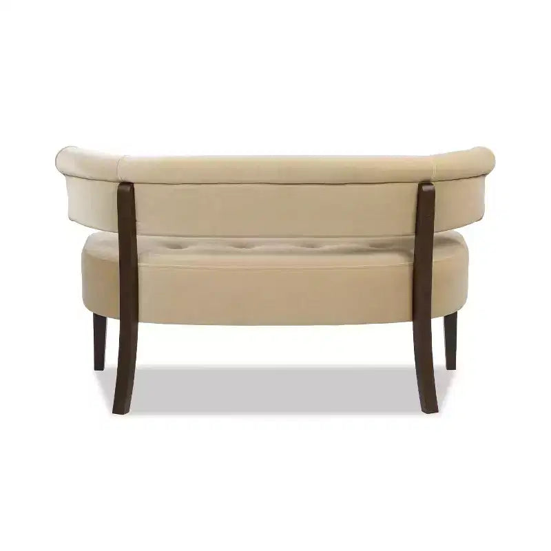 Jennifer Taylor Home Jared Roll Arm Tufted Bench Settee