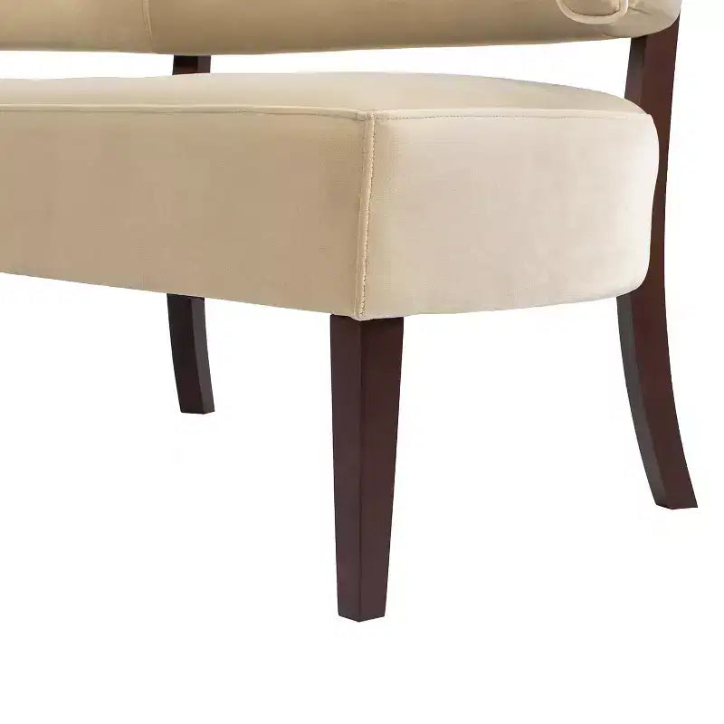 Jennifer Taylor Home Jared Roll Arm Tufted Bench Settee