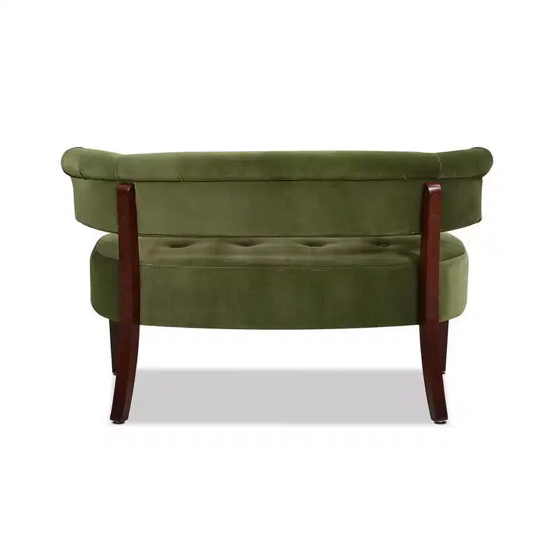 Jennifer Taylor Home Jared Roll Arm Tufted Bench Settee