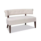 Jennifer Taylor Home Jared Roll Arm Tufted Bench Settee