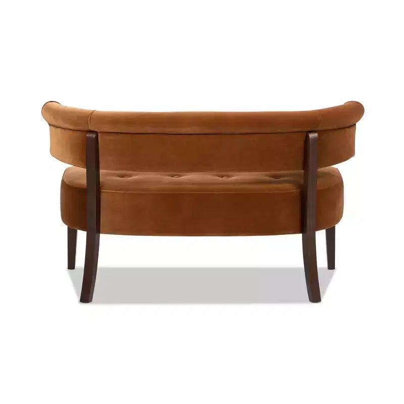 Jennifer Taylor Home Jared Roll Arm Tufted Bench Settee