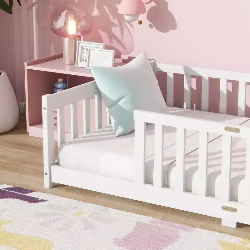 MAYEERTY Full Loft Bed Under-Bed Storage Space-Saving Heavy-Duty Metal