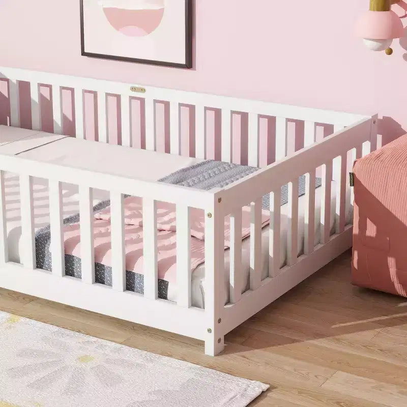 MAYEERTY Full Loft Bed Under-Bed Storage Space-Saving Heavy-Duty Metal