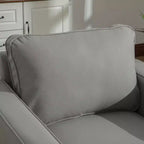 360 Swivel Armchair with Hidden Storage, Club Chair Single Sofa with Pillow for Living Room, Bedroom, Reading Room - ModernLuxe
