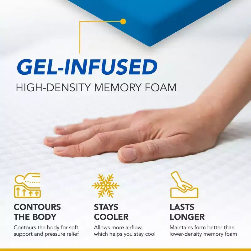 DynastyMattress 4-inch CoolBreeze Memory Foam Mattress Sleeper for Convertible Folding Sofa & Couch Beds Full Size Sofa Not Included - USA Made