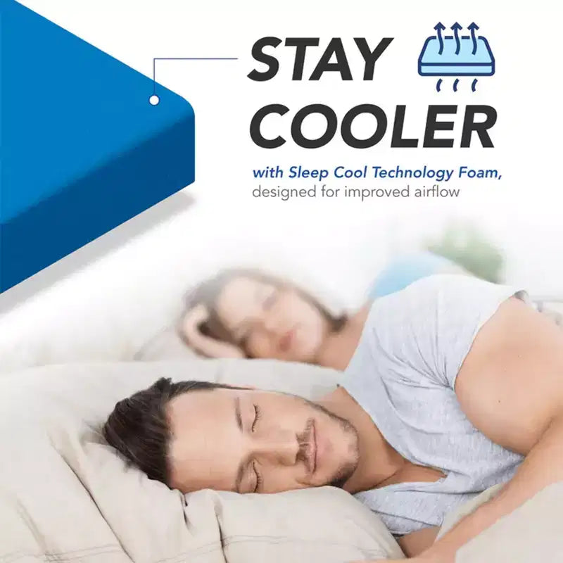 DynastyMattress 4-inch CoolBreeze Memory Foam Mattress Sleeper for Convertible Folding Sofa & Couch Beds Full Size Sofa Not Included - USA Made