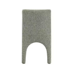 Meridian Furniture Gramercy Green Linen Textured Fabric Dining Chair, Set of 2