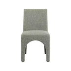 Meridian Furniture Gramercy Green Linen Textured Fabric Dining Chair, Set of 2
