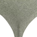 Meridian Furniture Gramercy Green Linen Textured Fabric Dining Chair, Set of 2