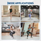 4'x6' Portable PVC Dance Floor Mat, 5mm Thick Non-Slip Scratch-Resistant Dance Mat for Ballet Jazz Tap Yoga Pilates and Home Exercise