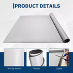 4'x6' Portable PVC Dance Floor Mat, 5mm Thick Non-Slip Scratch-Resistant Dance Mat for Ballet Jazz Tap Yoga Pilates and Home Exercise