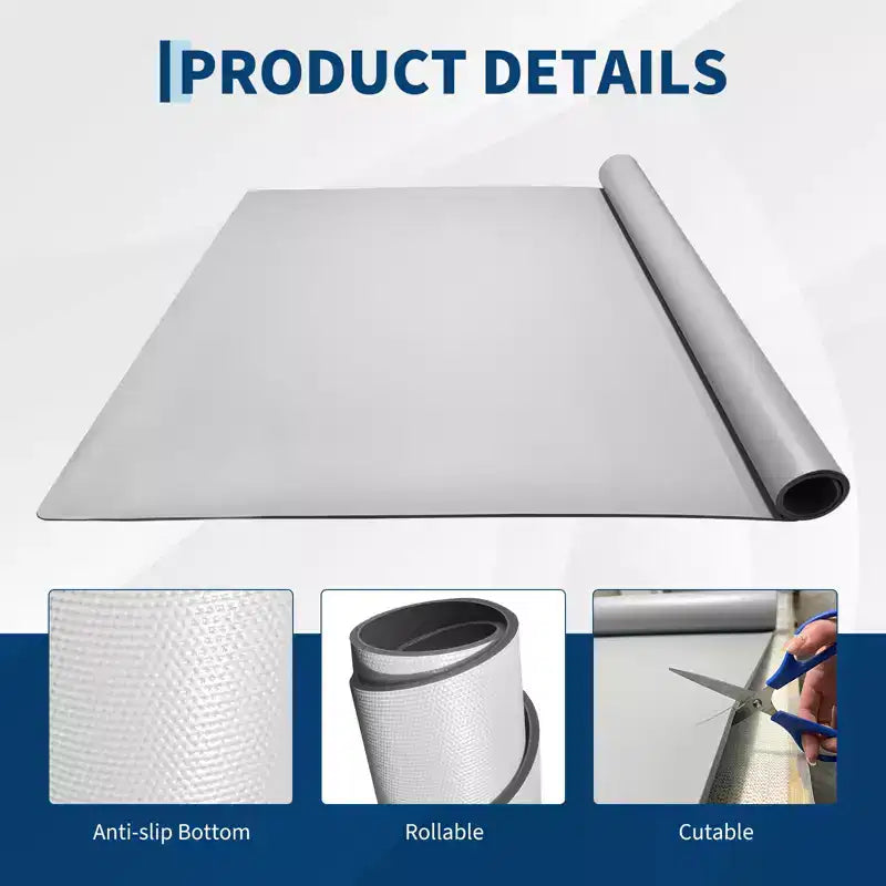 4'x6' Portable PVC Dance Floor Mat, 5mm Thick Non-Slip Scratch-Resistant Dance Mat for Ballet Jazz Tap Yoga Pilates and Home Exercise