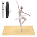 4'x6' Portable PVC Dance Floor Mat, 5mm Thick Non-Slip Scratch-Resistant Dance Mat for Ballet Jazz Tap Yoga Pilates and Home Exercise