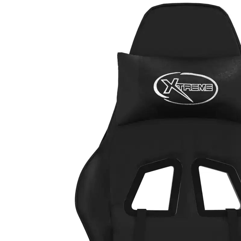 vidaXL Gaming Chair Black and Green Faux leather, metal, plywood, foam