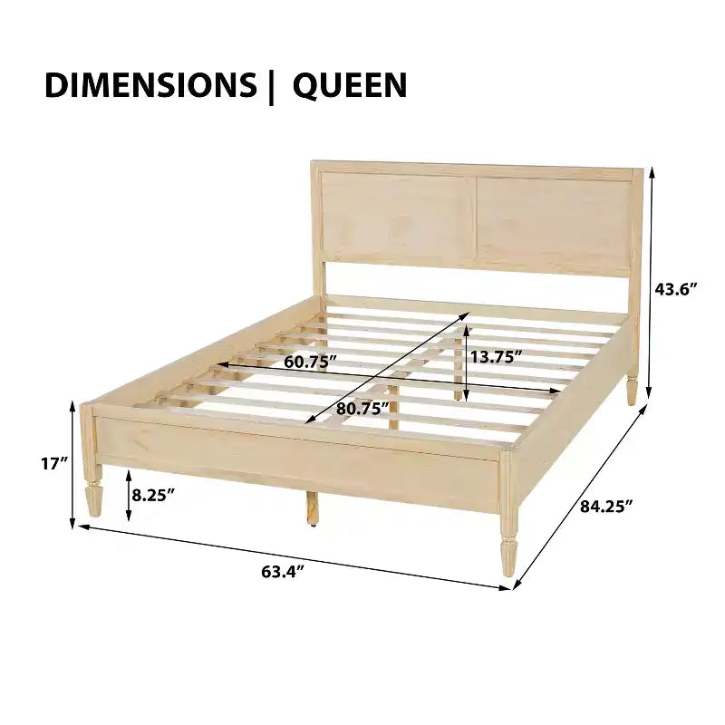 Christopher Knight Home Kesia Modern Wooden Bed Frame with Headboard