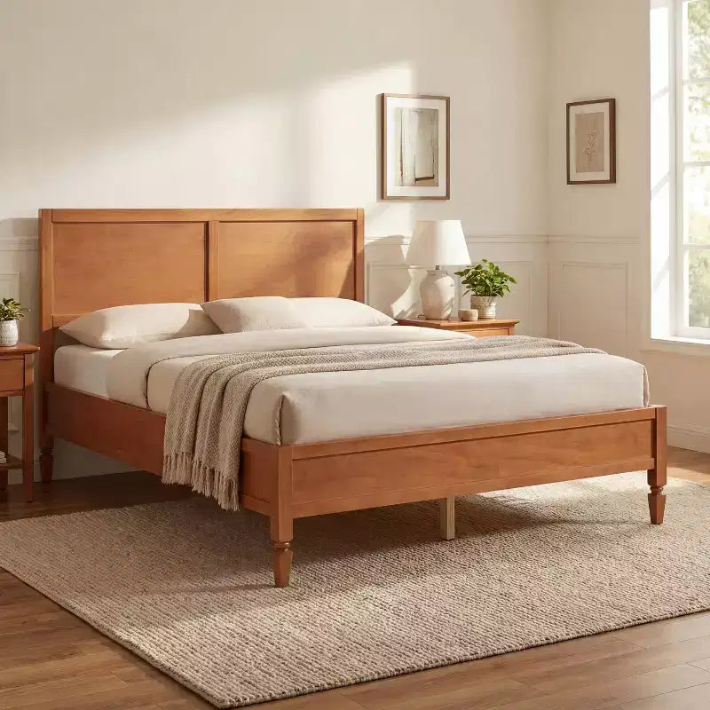 Christopher Knight Home Kesia Modern Wooden Bed Frame with Headboard
